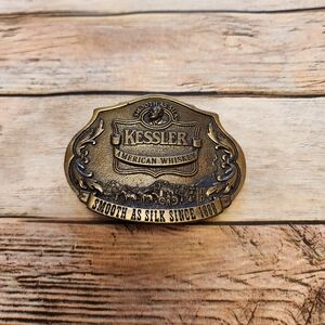 Vintage 1993 Limited Edition Kessler American Whiskey Belt Buckle